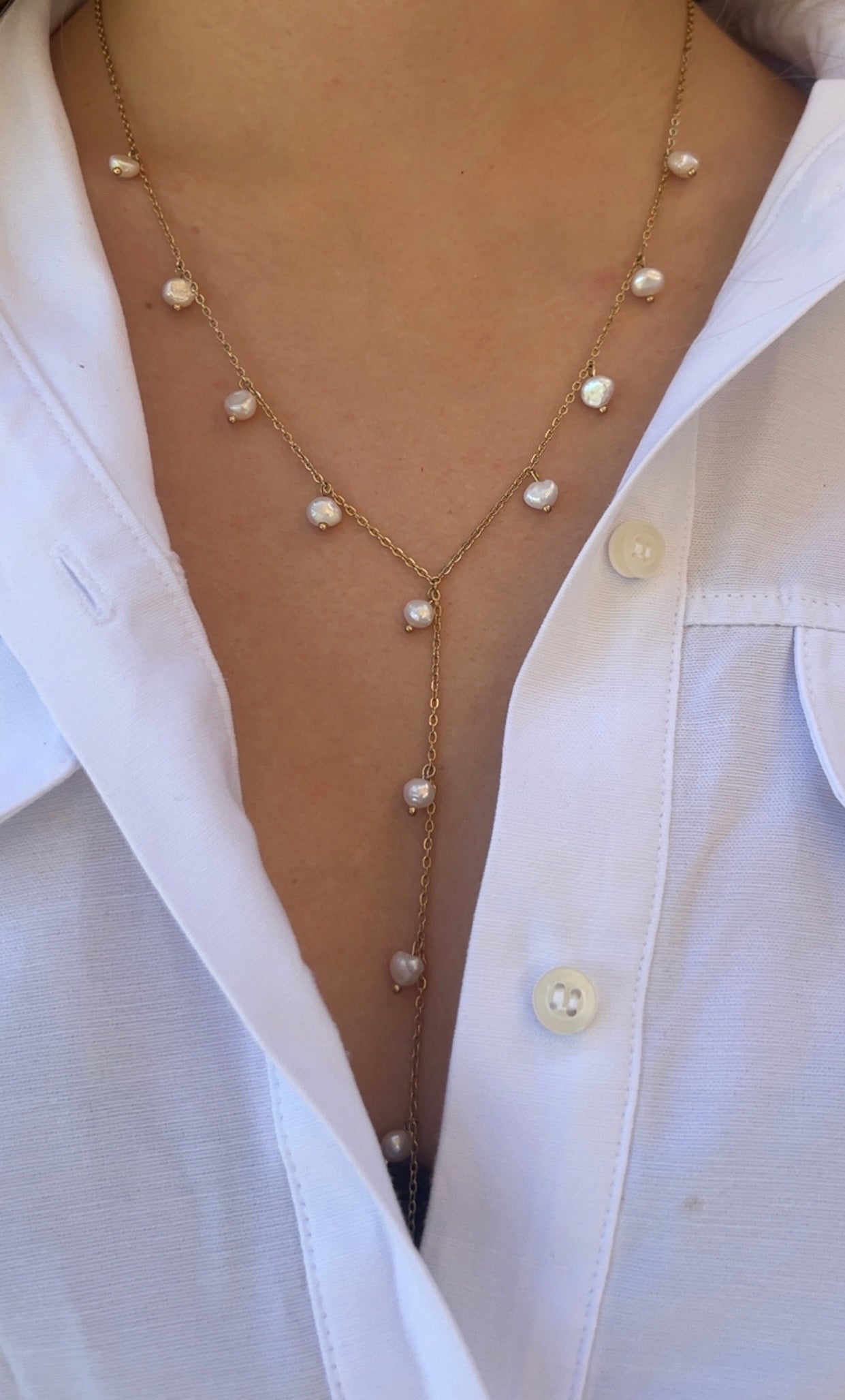 COLLIER PAREL Y-VORM
