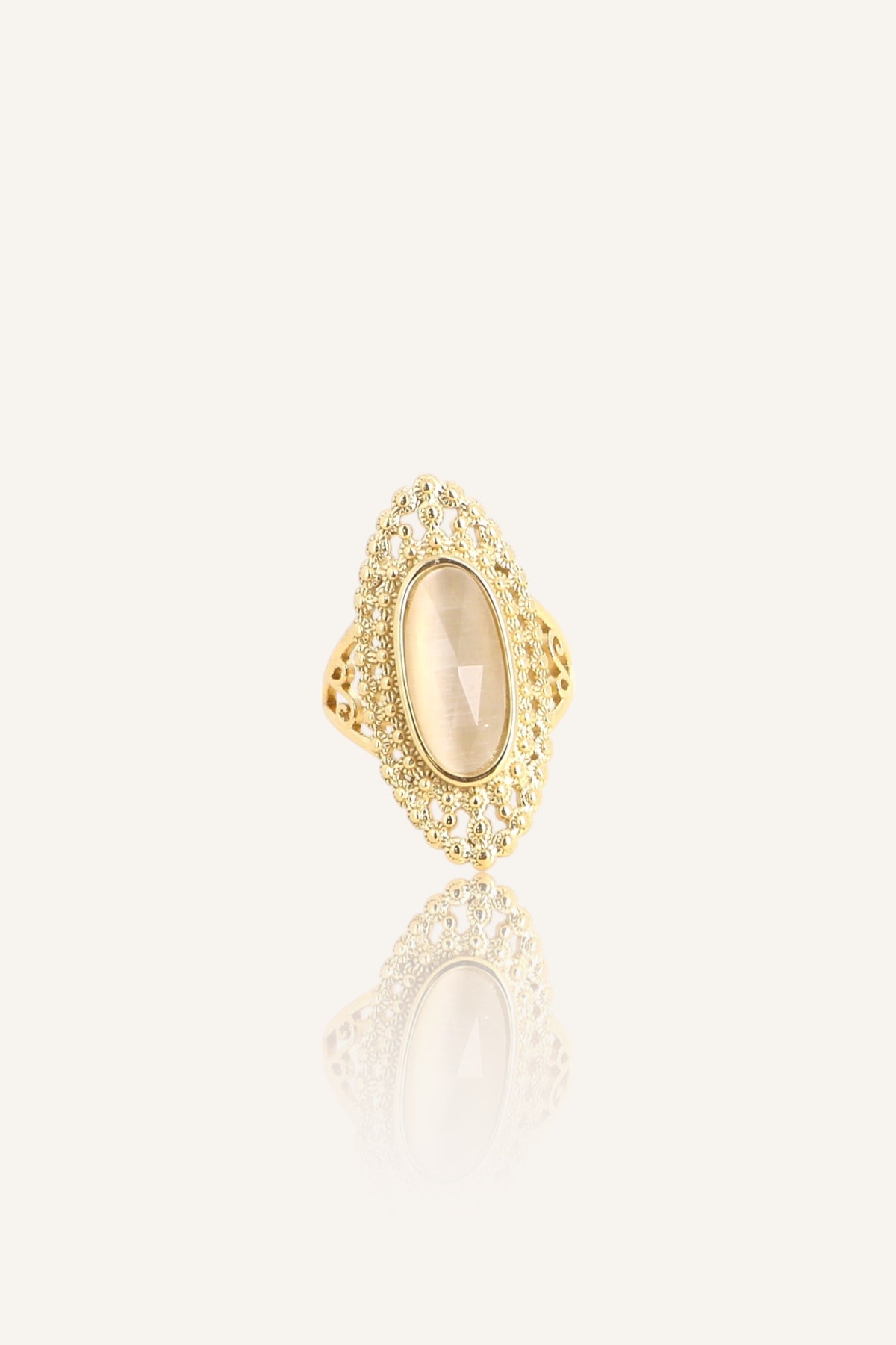 NORE RING BEIGE